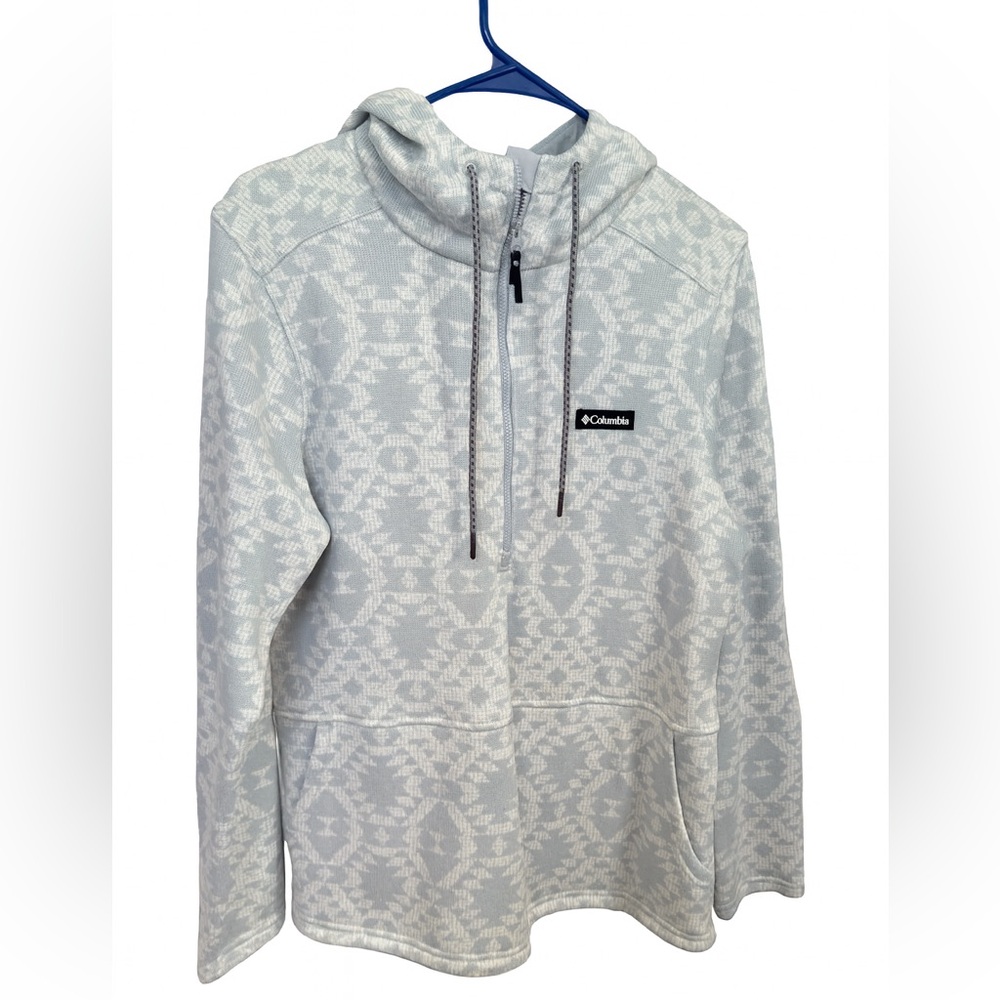 Columbia Sky Blue Geometric Hoodie